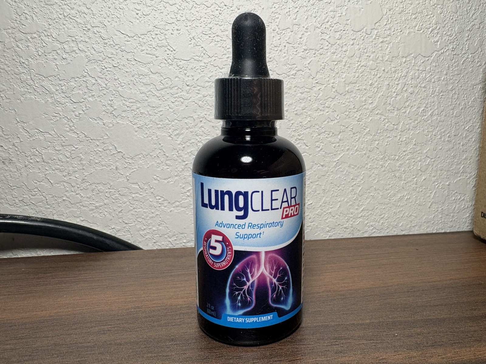 Lung Clear Pro Advanced Respiratory Support Drops 2 fl oz NEW SEALED Bottle