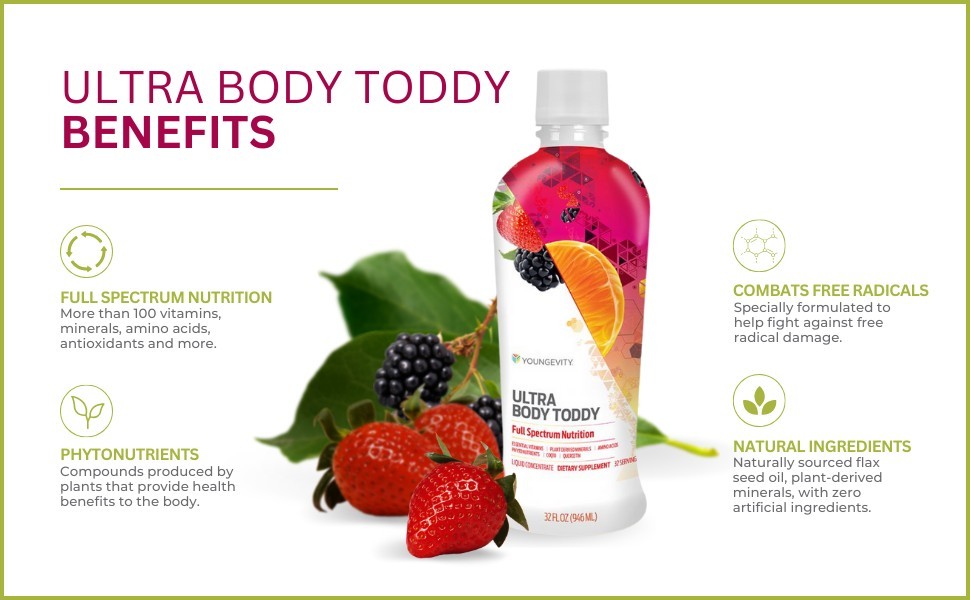 Youngevity Ultra Body Toddy Mega Multi-Vitamin Mineral 3-PACK – FREE SHIPPING