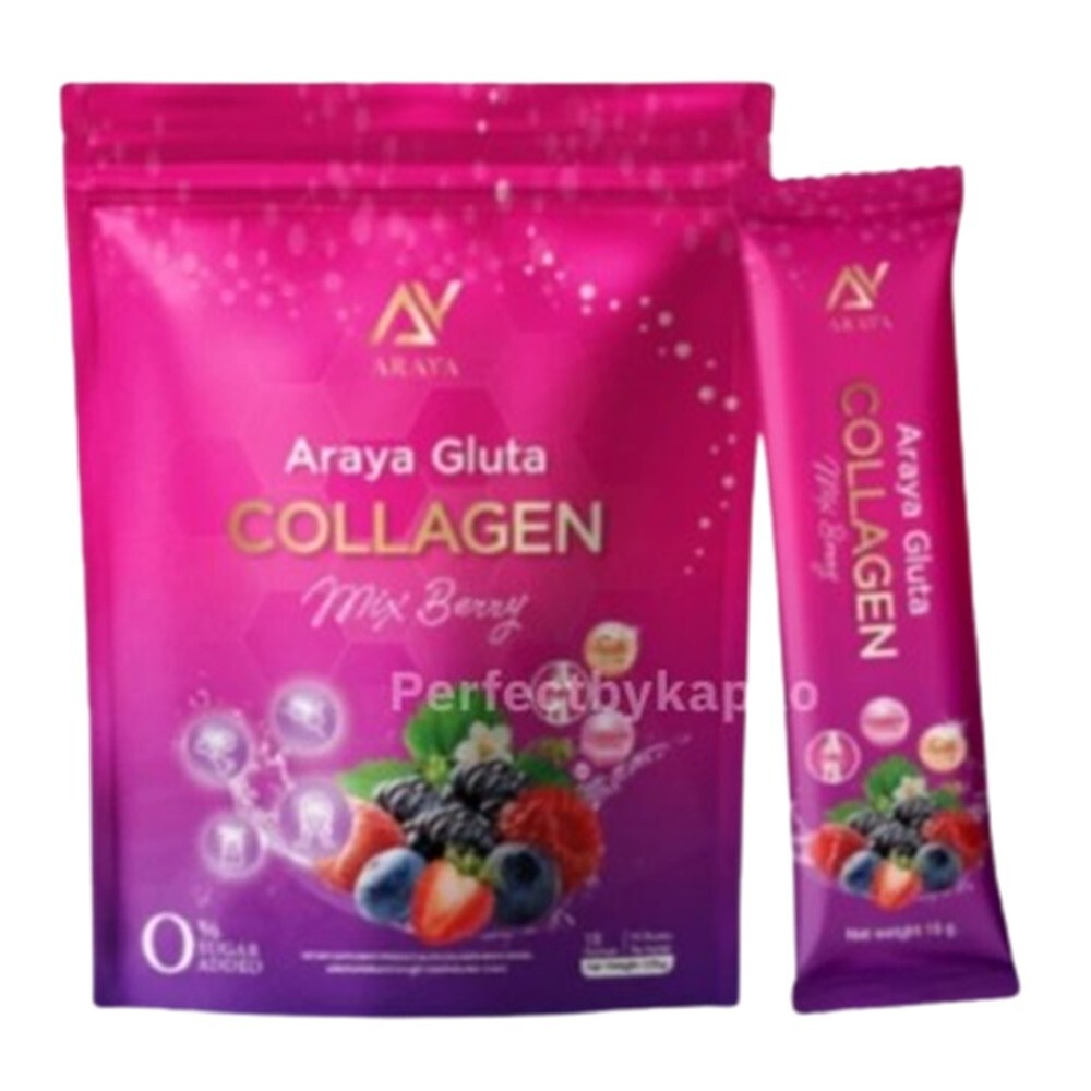 8X Araya Collagen Mix Berry Dietary Supplement Nourish Bones Joints Skin Health