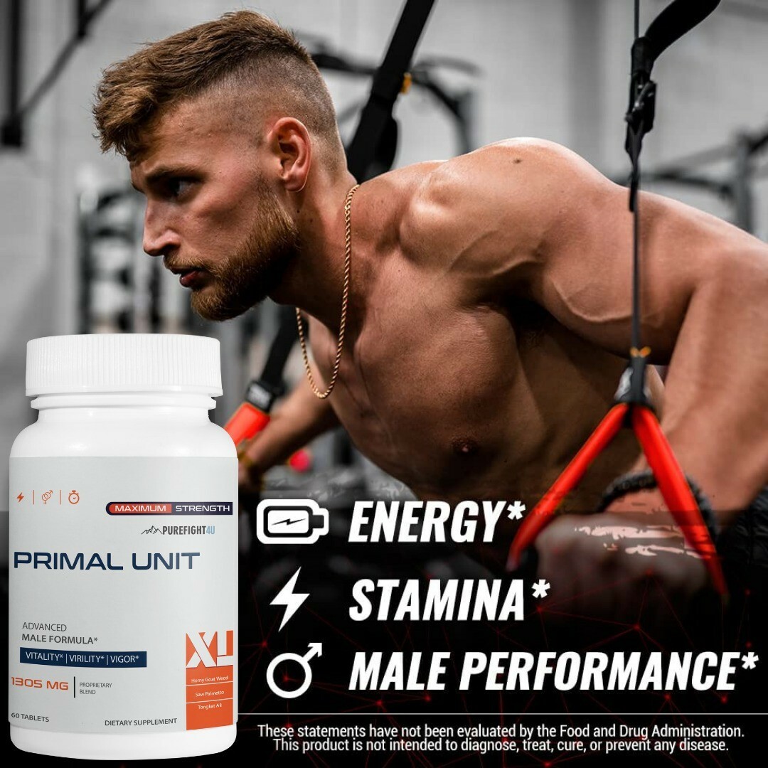 PRIMAL UNIT XL Pills For Men 1305mg – 12 Bottles 720 Capsules