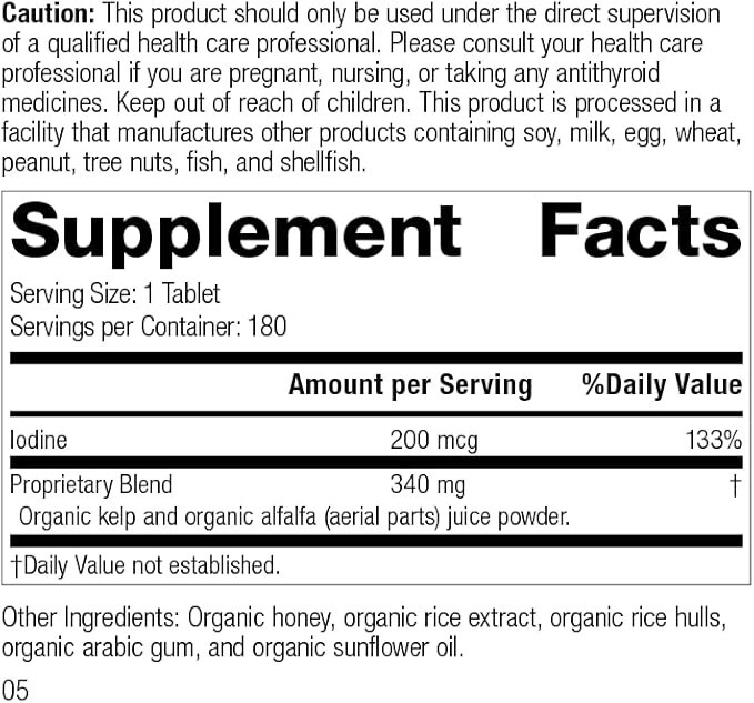 Standard Process – Organically Bound Minerals – 180 Tablets