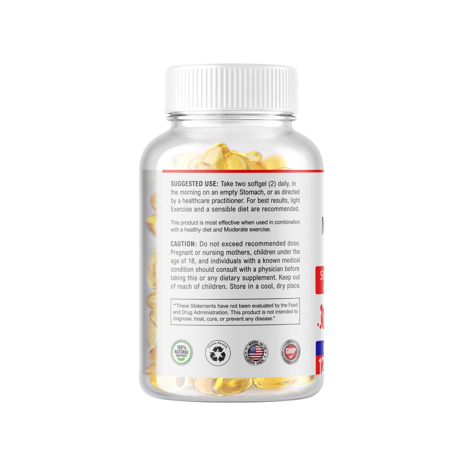 Magnesium Glycinate 400mg – 240 Softgels For Bone, Sleep Stress Relief Support