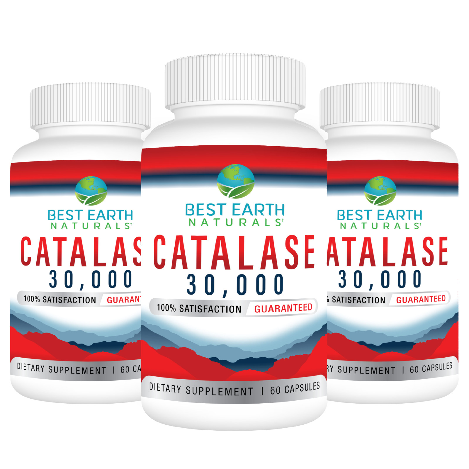 Catalase 30000 by Best Earth Naturals Buy 2 Get 1 FREE 3 Pack