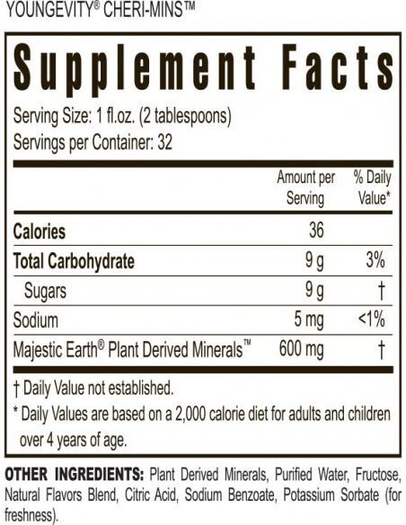 Youngevity Cheri-Mins / Multi-Mineral Nutrition / 4 PACK – 32 fl. oz each