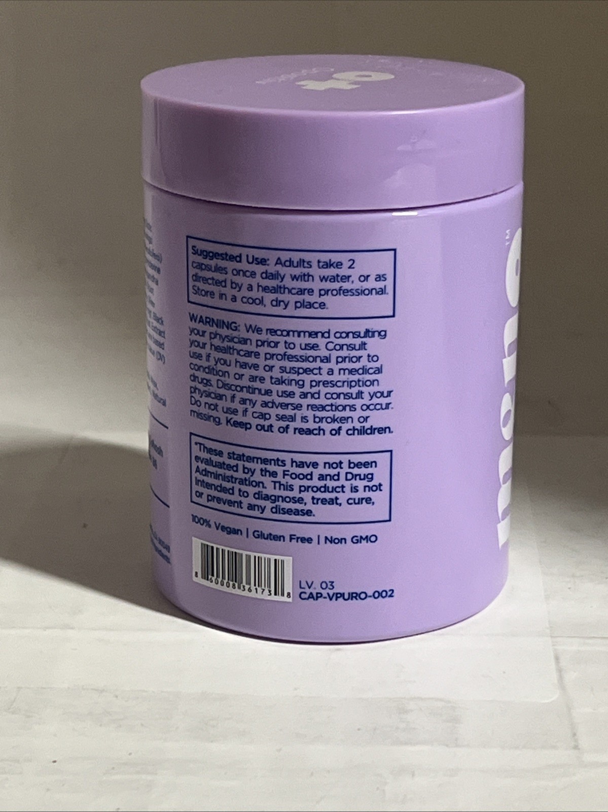 O Positiv MENO Vitamins for Menopause 60 VegCaps Exp 04/27
