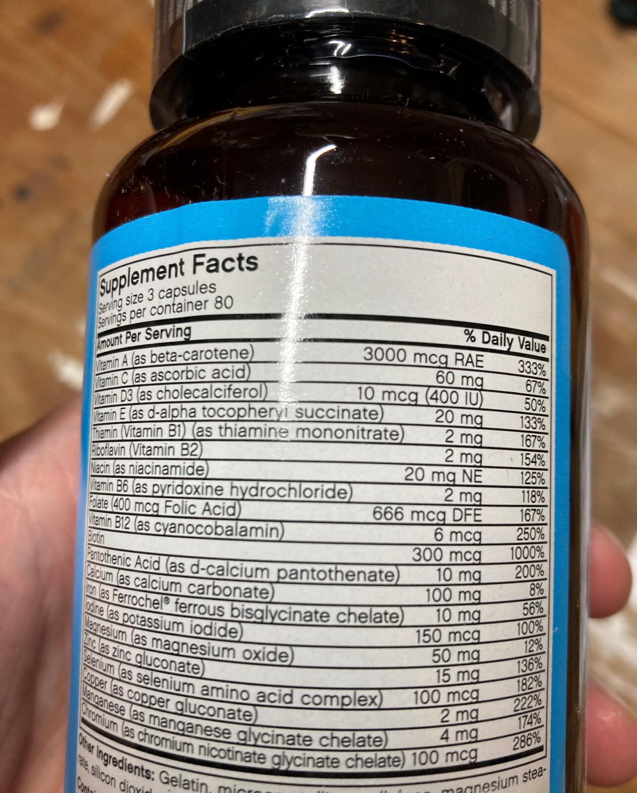 Futurebiotics MV Senior Multivitamin 240 Capsules Small Easy To Swallow Capsules