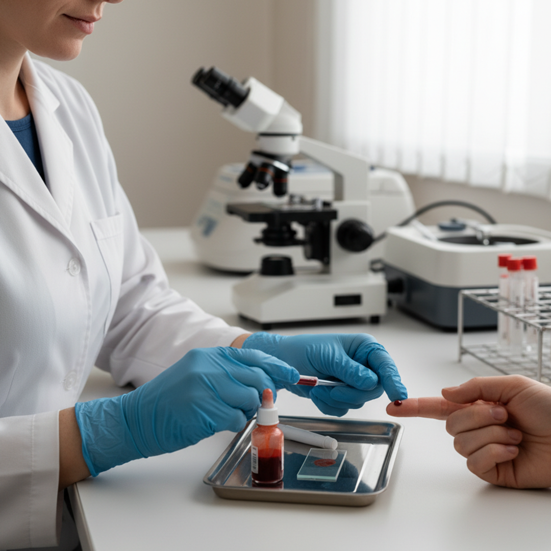 Preparation For Malaria Test
